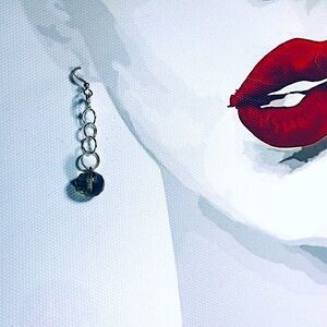 Handmade Sterling Crystal Ball Earrings